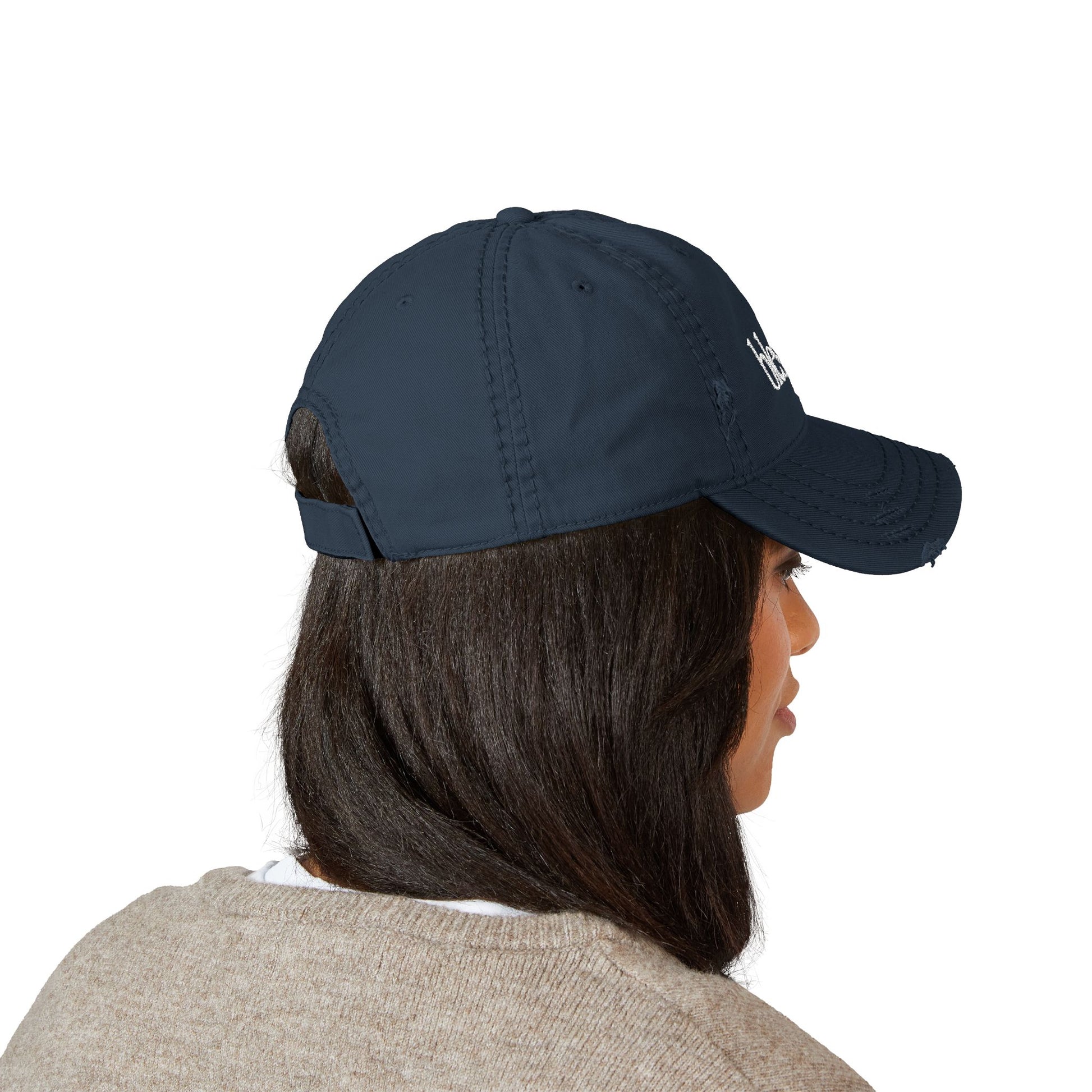 Distressed Blessed Dad Hat